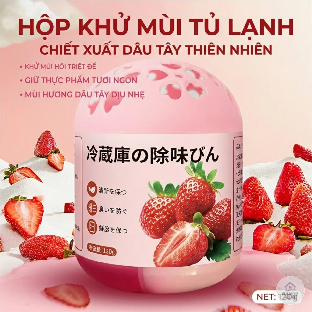 Sáp Thơm Khử Mùi Tủ Lạnh Dạng Trứng Giúp Phân Hủy Tận Gốc Mùi Hôi Khó Chịu Bảo Quản Thực Phẩm Tươi Ngon Trọng Lượng 120g