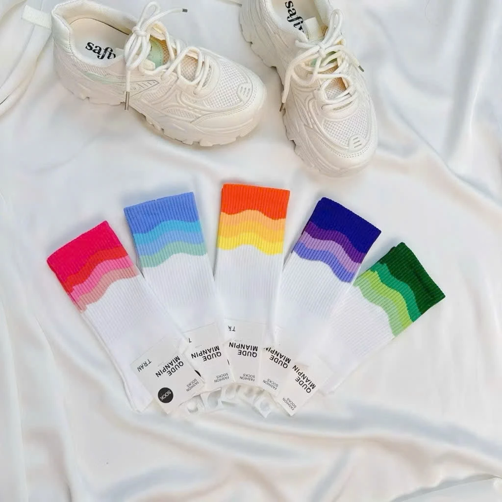 Tất Vớ cổ cao , Chất liệu cotton cao cấp, dày dặn Cực đẹp, Nhiều Màu cá tính