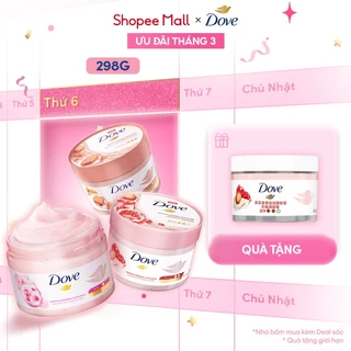[CHÍNH HÃNG ĐỘC QUYỀN] Smoothie Tẩy Tế Bào Chết Body Dove Chăm Da Sáng Mịn 298g