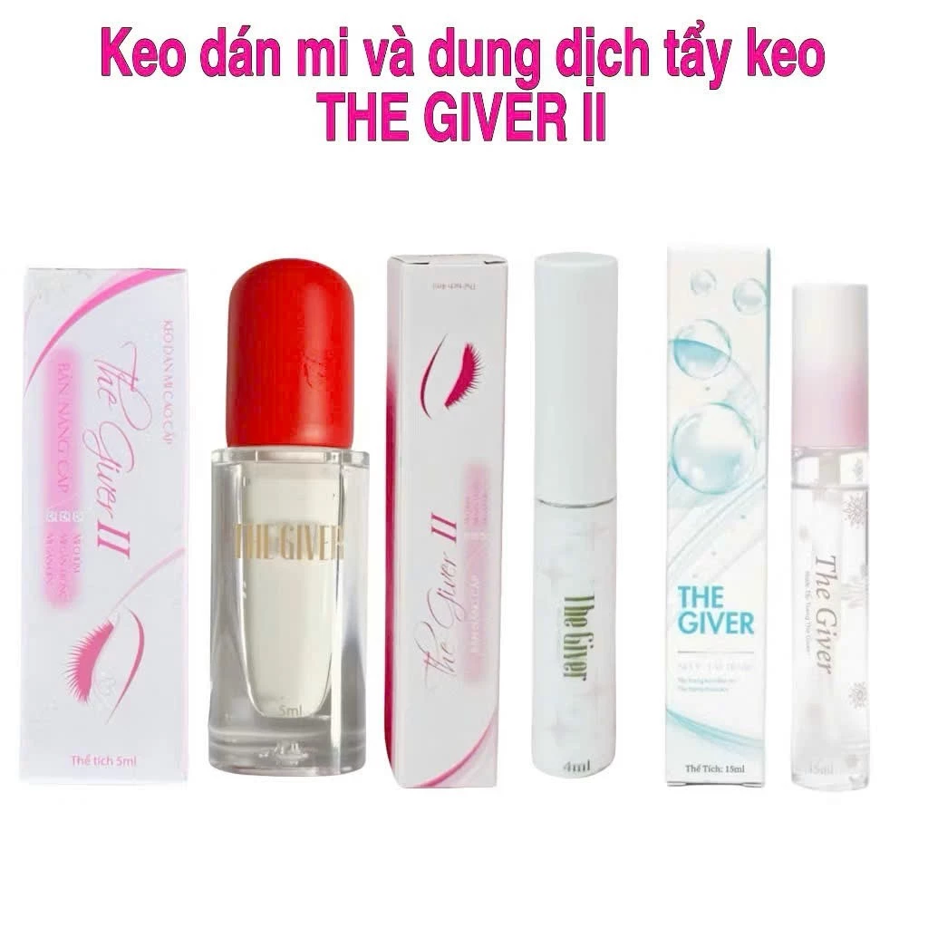 Keo Dán Mi The Giver Chắc Chắn Nhanh Khô Giữ 12-24 Tiếng 4ml 5ml- MiXynh