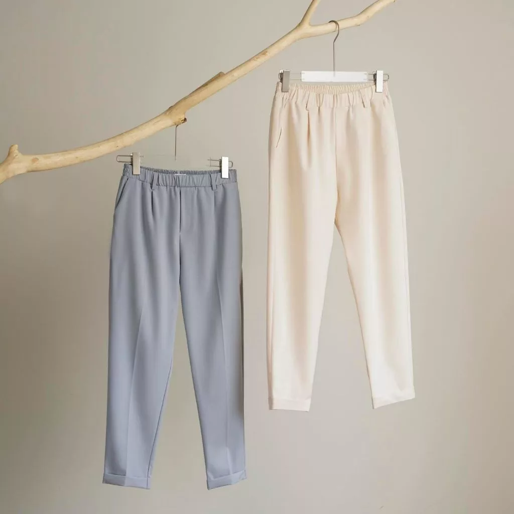 Quần Baggy Nữ JASEY Công Sở Cạp Chun Cao Đứng Form Chuẩn Tôn Dáng Thanh Lịch 5528