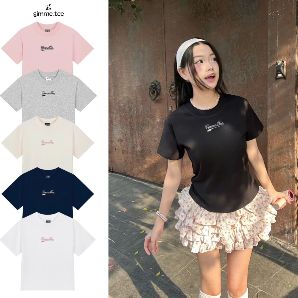 [Hàng Mới] Áo BabyTee Form Nữ - CHỮ KÝ NGỒI SAO - Premium Cotton 250gsm 2 Chiều Cổ Tròn - Áo thun - GMB129