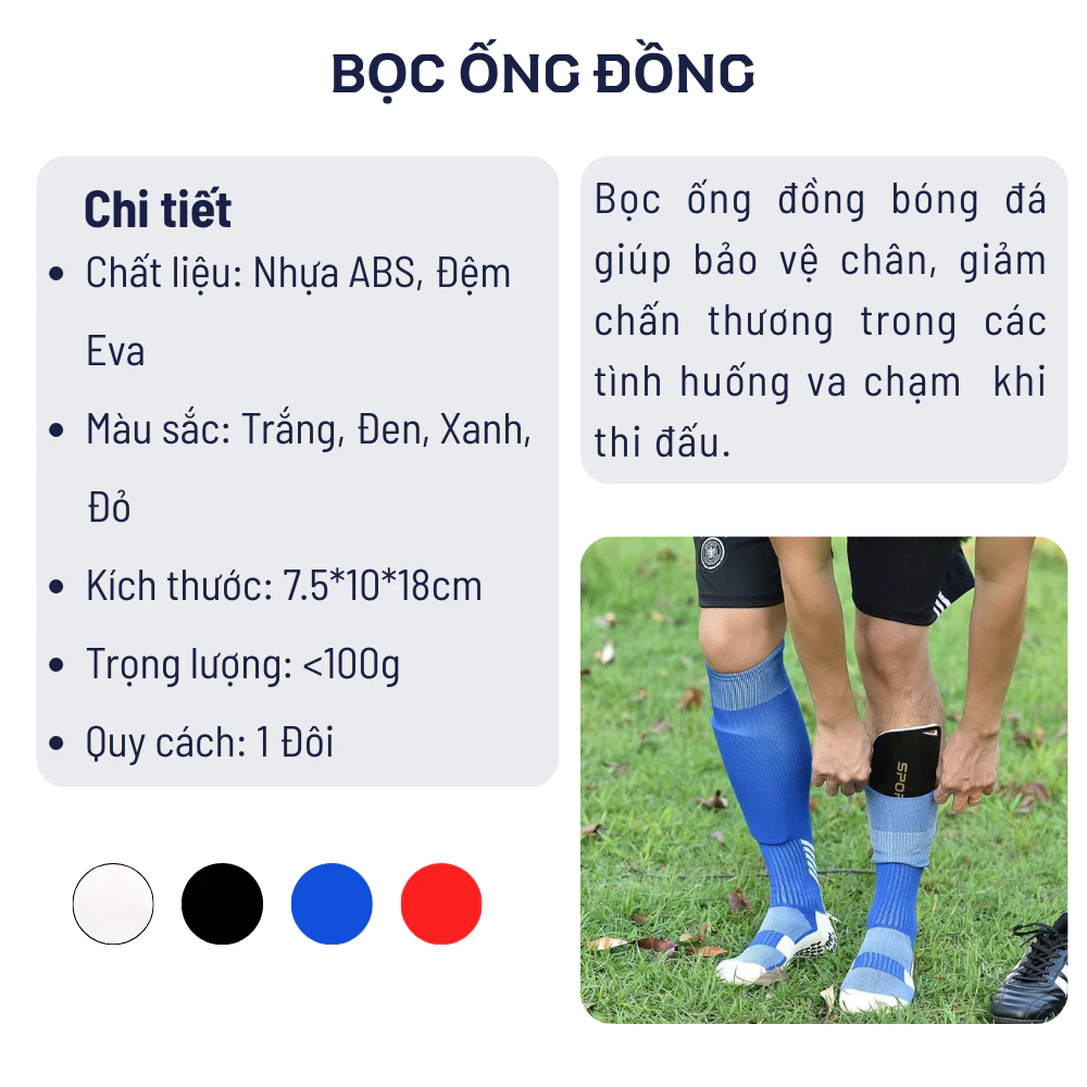 [Sale 50%]  Bọc ống đồng đá bóng, bảo vệ ống khuyển siêu nhẹ, chịu lực tốtHappykids