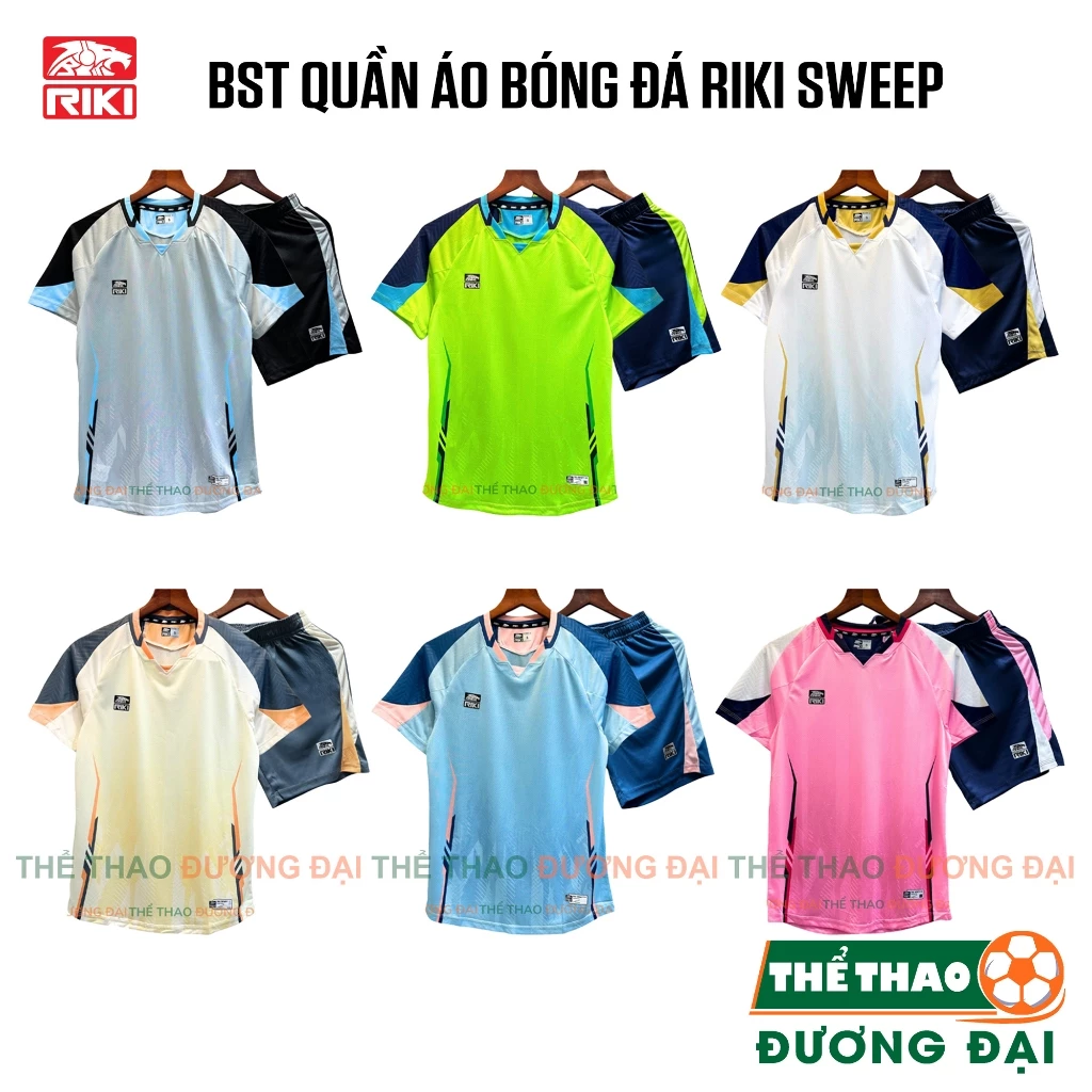 BST Quần Áo Bóng Đá Thiết Kế Riki Sweep Thun Mè R-MeshDry Thoáng Khí Thể Thao Đương Đại
