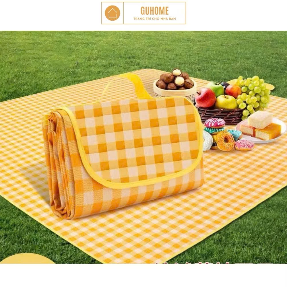 Thảm Dã Ngoại Picnic Gấp Gọn Họa Tiết , Dùng Đi Du Lịch, Cắm Trại, Chụp Ảnh SHOP KHÁNH VY
