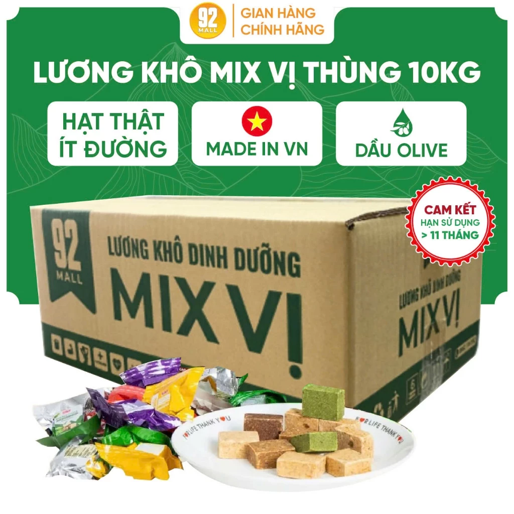 [COMBO] Thùng 10Kg Lương Khô Mini Fucuco, SBT, TVN – Ăn Vặt Dinh Dưỡng, Bổ Sung Năng Lượng