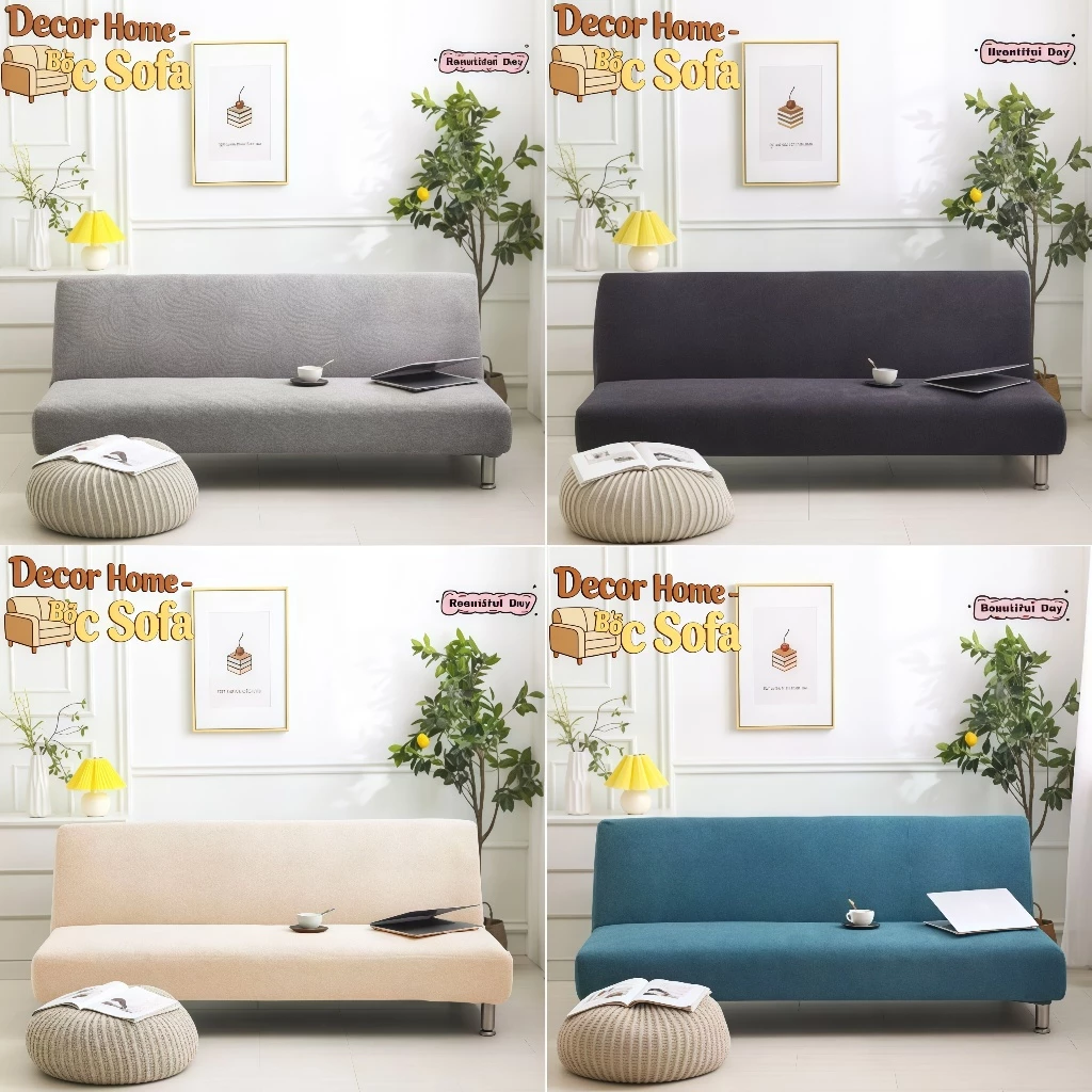 Bọc sofa bed Thanh Toànn  bọc ghế sofa giường vải nhung gân dày dặn co giãn 4 chiều