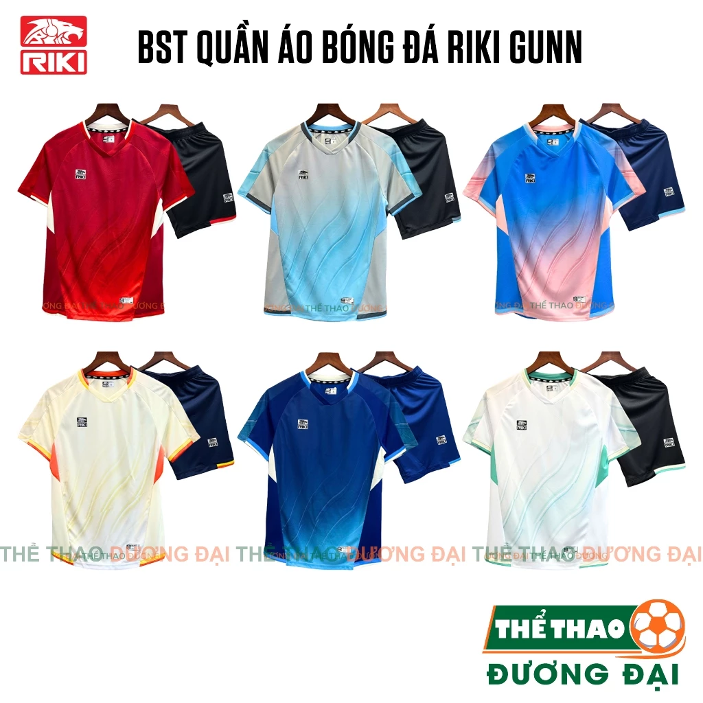 Quần Áo Bóng Đá Riki Gunn Bộ Thể Thao Thiết Kế Thun Mè Thoáng Khí Thể Thao Đương Đại