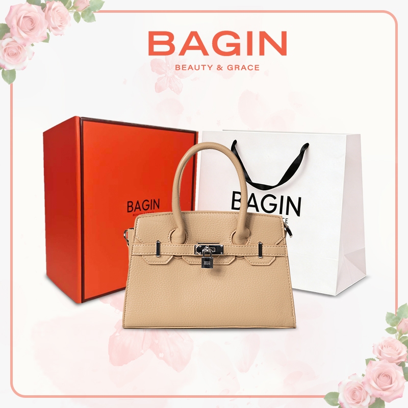 BAGIN Túi Xách Nữ Da Cao Cấp Mềm Tặng Kèm Dây Đeo Thời Trang Công Sở Hàng Ngày…