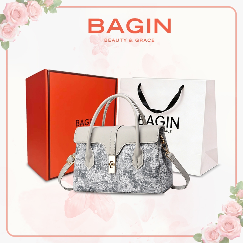 BAGIN Túi Đeo Vai BST Họa Tiết Thêu Tinh Xảo Cao Cấp Quà tặng Tặng Quà Tặng…