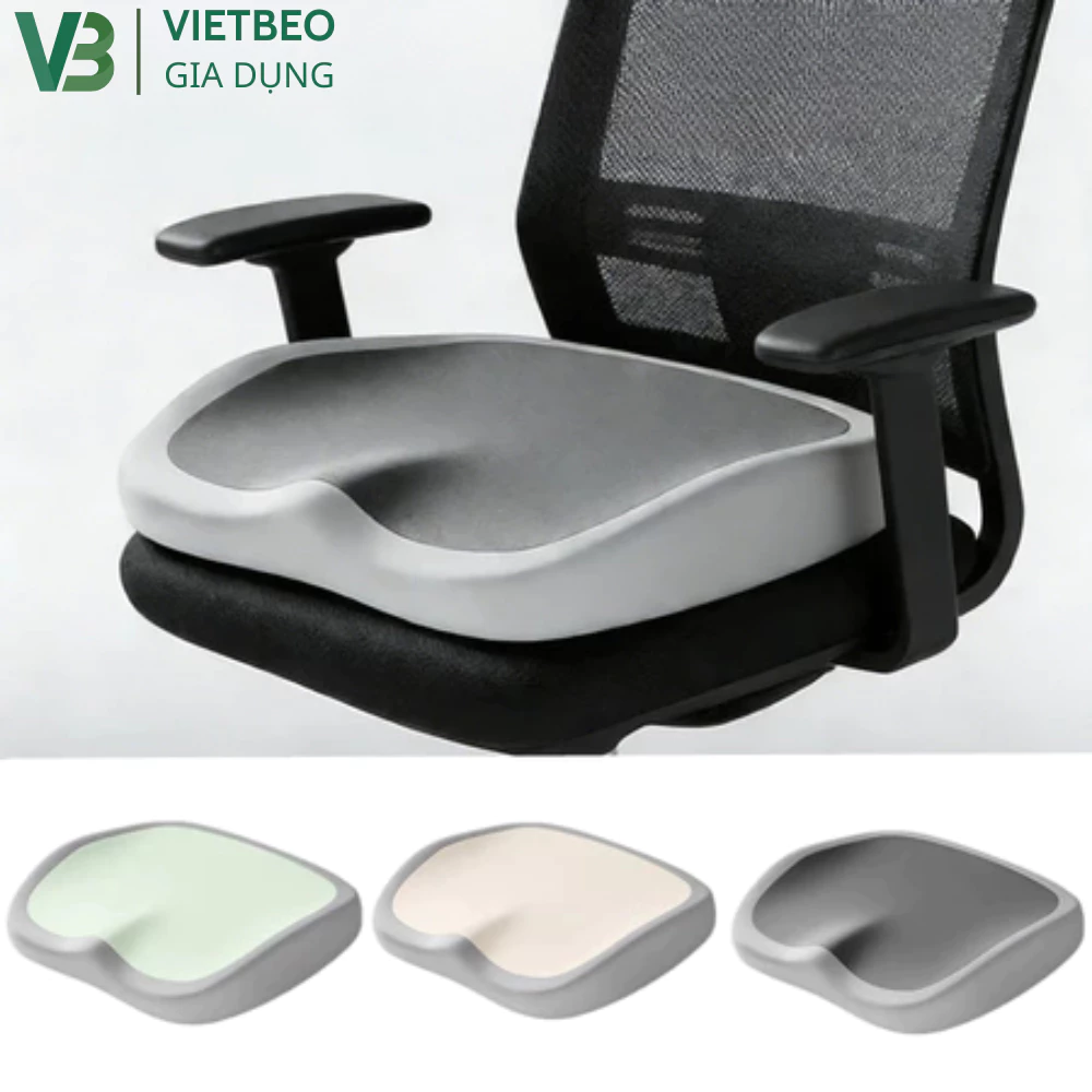 Đệm Lót Ghế DIDOOGLT - Nệm Ngồi Giảm Đau Lưng, Êm Ái Đế Chống Trượt Tháo Rời Dễ Dàng