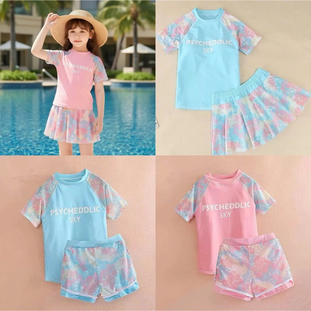 Đồ Bơi Bé Gái Bé Trai Size Đại 50kg - Sét Đồ Đi Biển Kín Đáo Không Lộ Cho Bé Gái Và Mẹ - Bộ Bơi Trẻ Em SKY