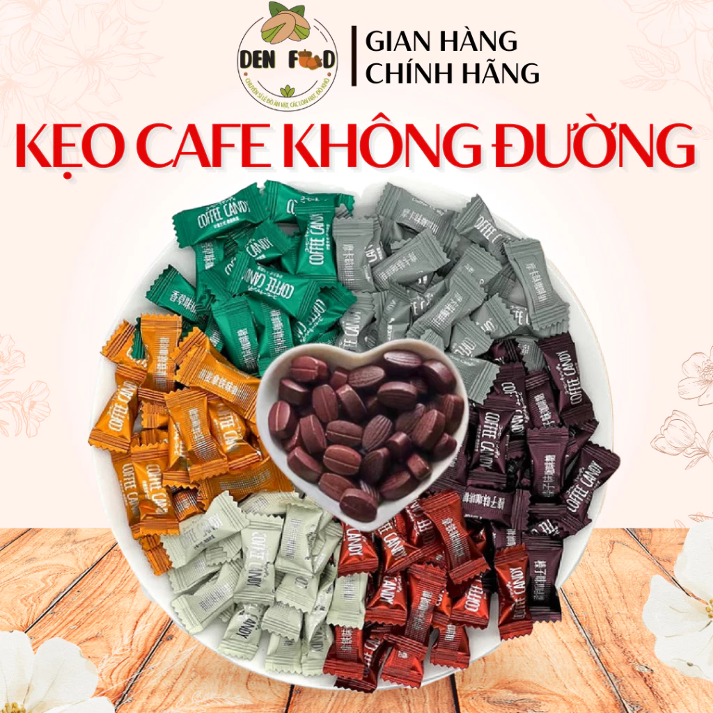 Kẹo Cà Phê Không Đường, Kẹo Cafe Sữa, KẸO COFFEE CANDY