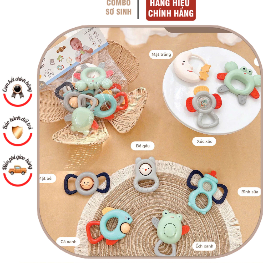 Đồ Chơi Xúc Xắc Âm Thanh Cho Bé Cho Bé Siêu Cute Kích Thích Sự Phát Triển Của Bé Qua Nhiều Giai Đoạn.