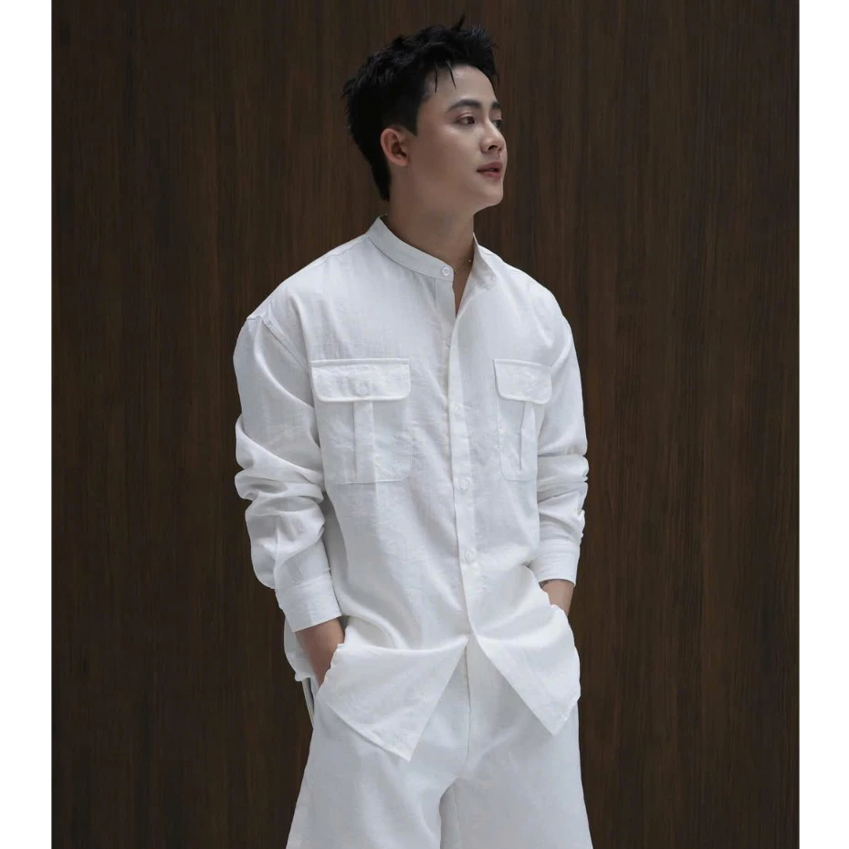 Áo Sơ Mi Nam Mùa Hè Chất Đũi Linen Thấm Hút Mồ Hôi Phù Hợp Mặc Đi Biển Đi Chơi Cao Cấp HALLEY A2