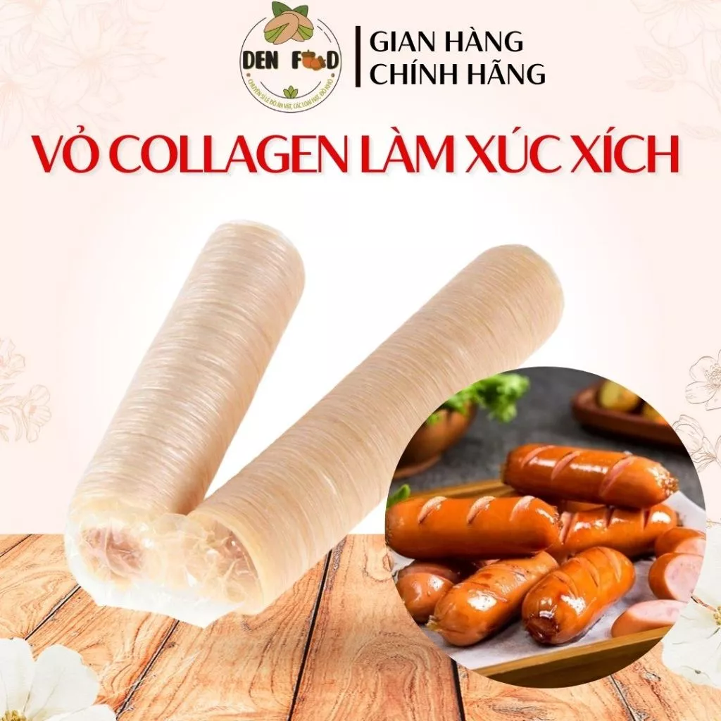 Vỏ bọc xúc xích, vỏ Collagen làm xúc xích, lạp xưởng của Viscofan Đức