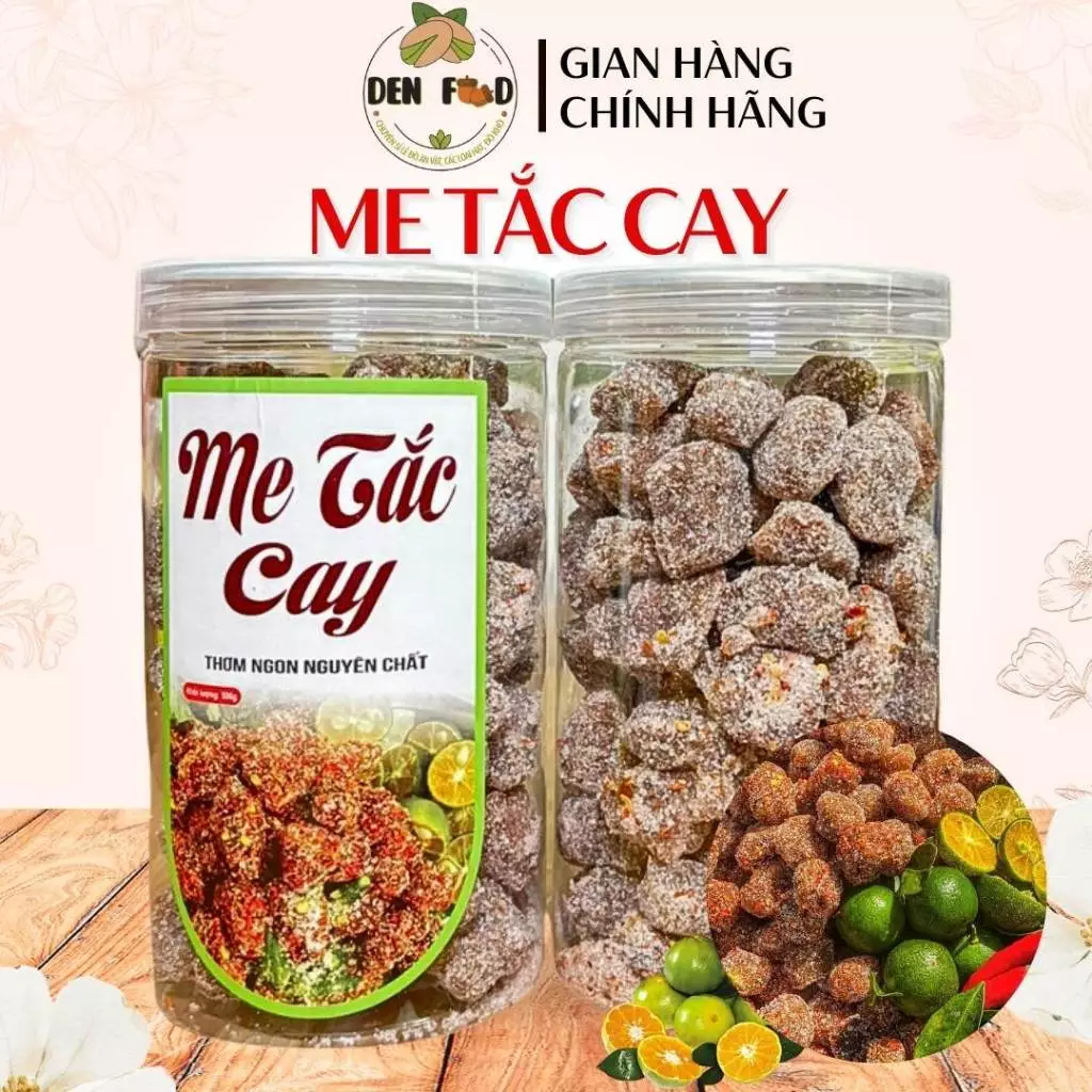 Kẹo Me Tắc Xí Muội Chua Cay - Ăn Vặt Denfood