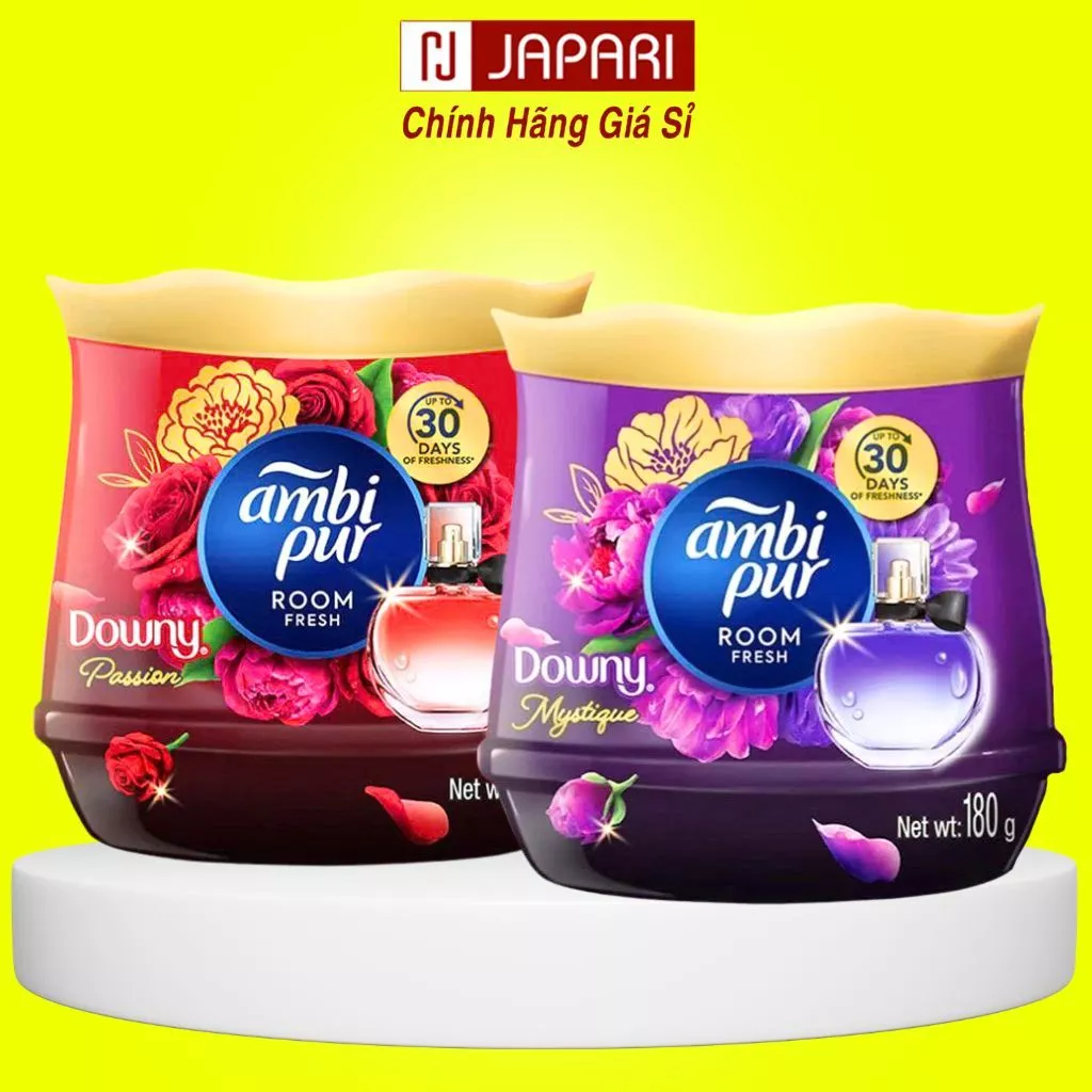 Sáp Thơm Phòng Ambi Pur Hương Nước Hoa 180g - Sáp Thơm Huyền Bí Khử Mùi Phòng Ngủ, Nhà Vệ Sinh - Japari