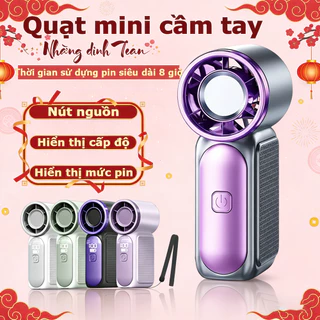 Quạt mini tích điện 2026 Kích thước nhỏ gọn, mát lạnh lâu dài, gió mạnh mẽ, nhẹ nhàng mang theo khi ra ngoài!