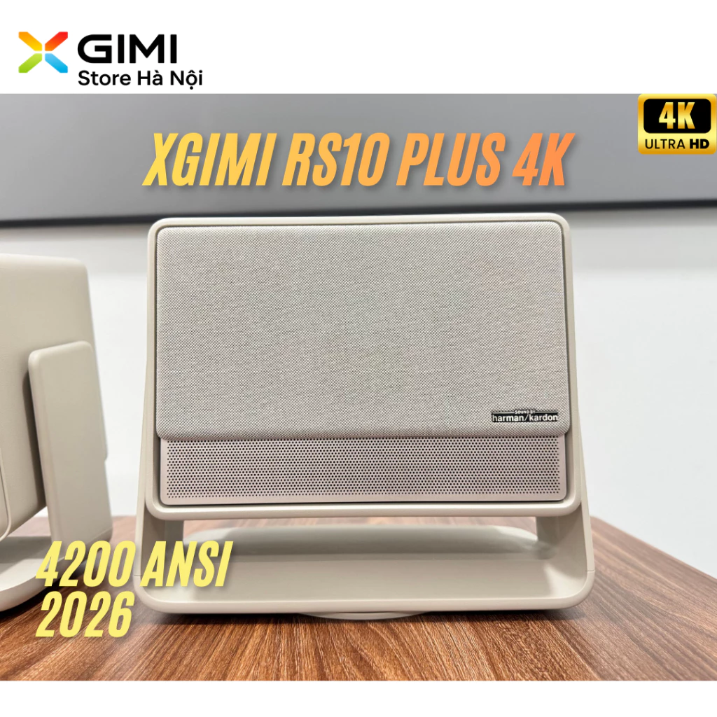 Máy Chiếu XGIMI RS10 Plus 2026 4K Laser 3 Màu – 4200 ANSI Lumens – Android TV