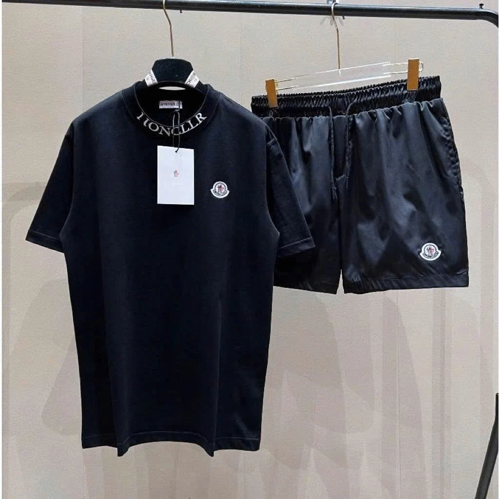 Bộ Quần Áo M_ THÊU CỔ Nam Nữ Hè Chất Cotton Cao Cấp - Bộ Cộc Hè Nam Nữ Họa Tiết phối Quần Gió Siêu Đẹp Hàng QC 2026=