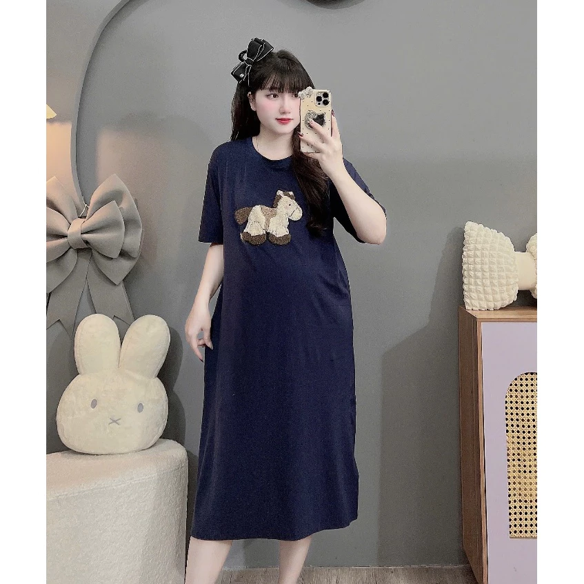(Đủ size đến 100kg)Váy bầu,đầm bầu bigsize dáng suông cực xinh