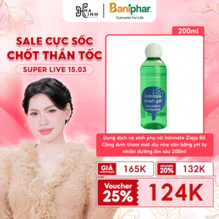 [VHL x Dược Bắc Ninh] Dung dịch vệ sinh phụ nữ Intimate Ziaja Bồ Công Anh thơm mát dịu nhẹ cân bằng pH dưỡng ẩm 200ml