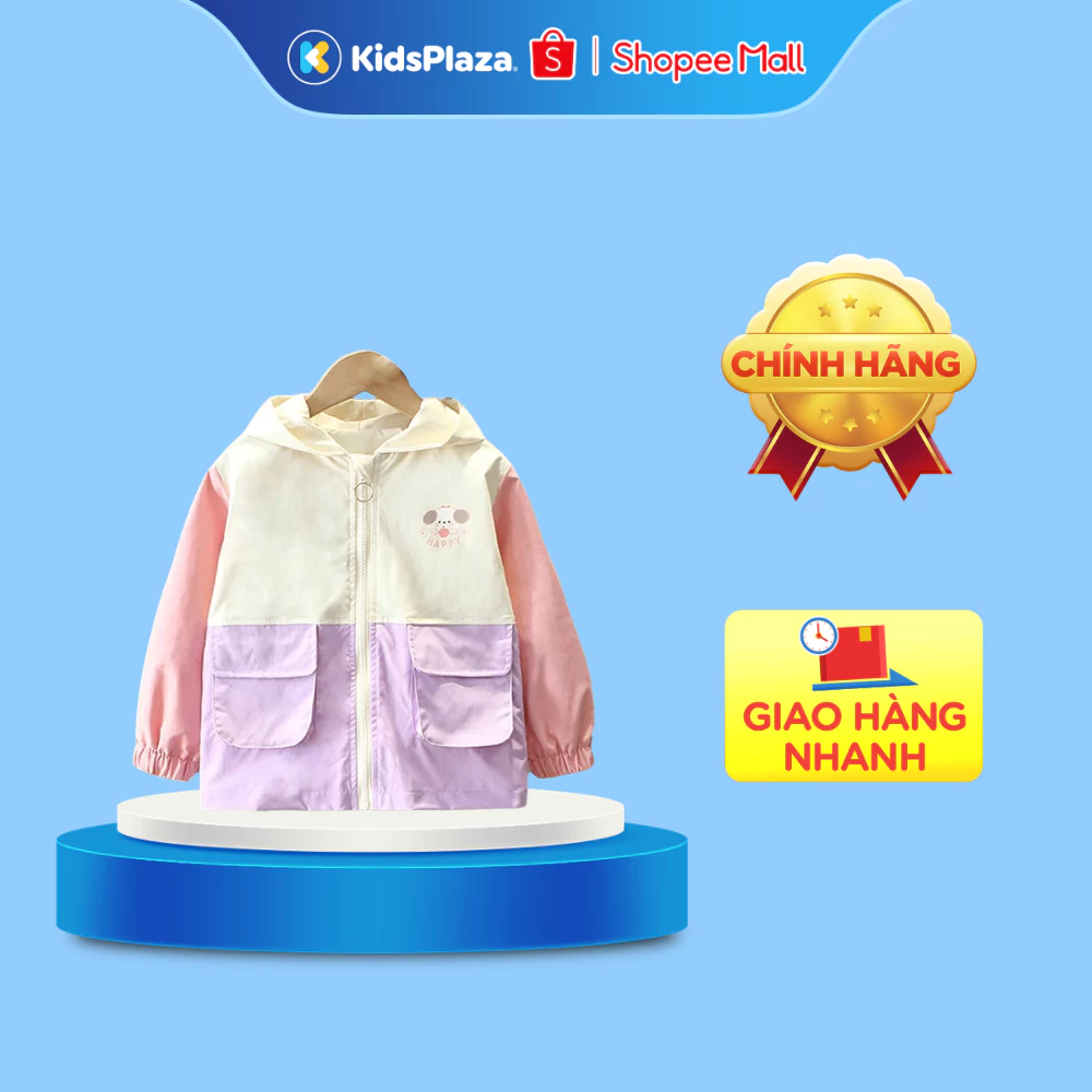 Áo gió bé gái Mamago in hình cún 25K-WJ10 (Mix màu)
