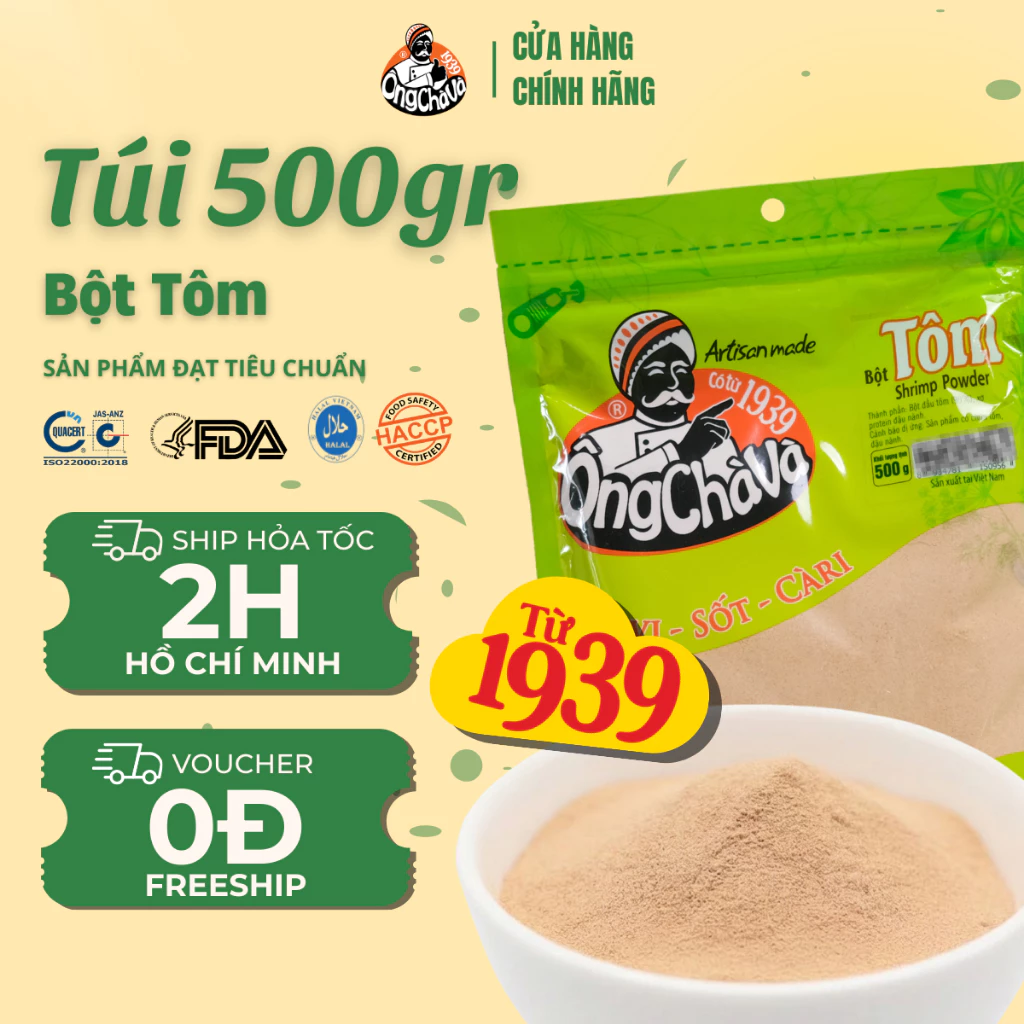 Bột Tôm Ông Chà Và 500g (Shrimp Powder)