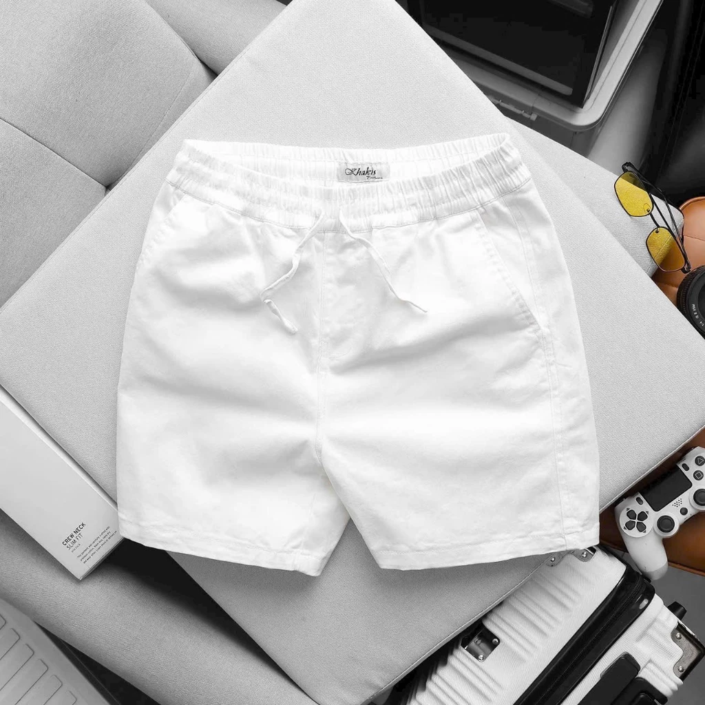 Quần Short Kaki Nam Lưng Thun -  vải kaki dày dặn đẹp - phong cách trẻ trung năng động - SHOP MAYLAN