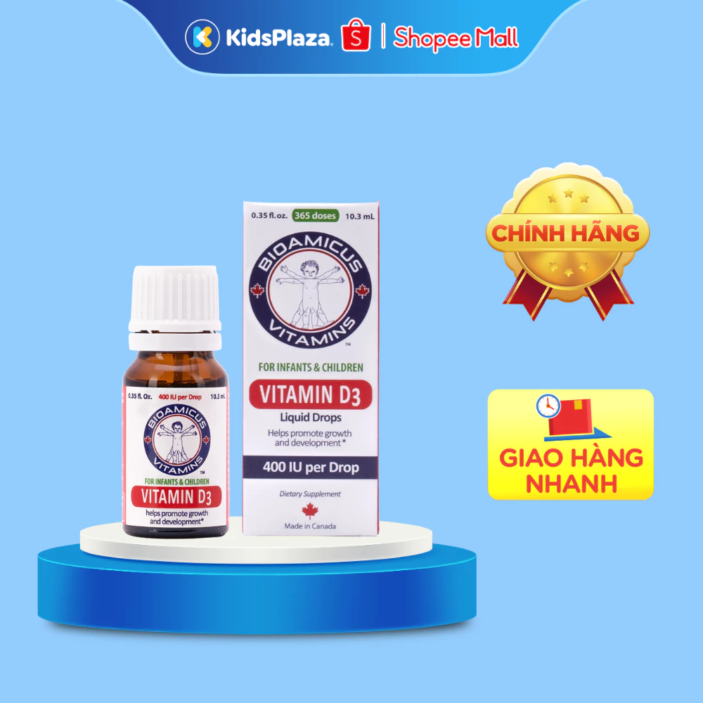 Vitamin D3 BioAmicus 10.3ml - CHÍNH HÃNG