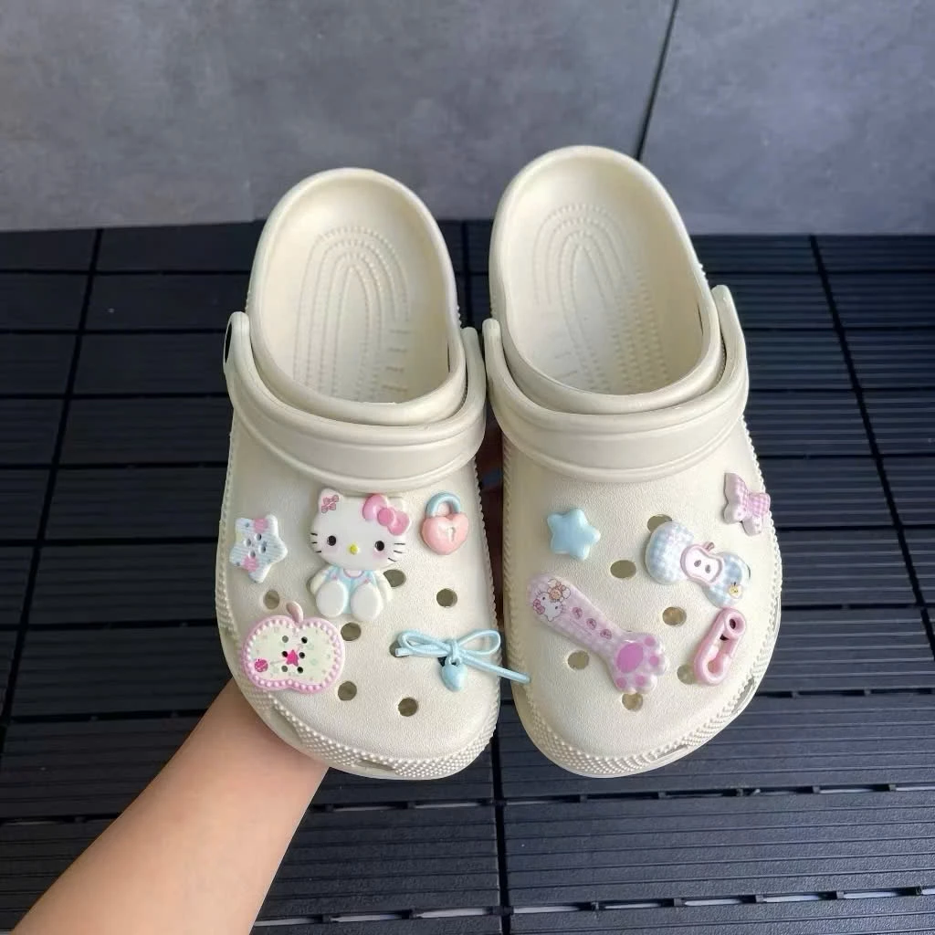 Dép Sục ( KHÔNG CHỮ )Quai Hậu Màu Be Sáng Xinh Dễ Thương Êm Chân Size 36-39 / Cat Slipper