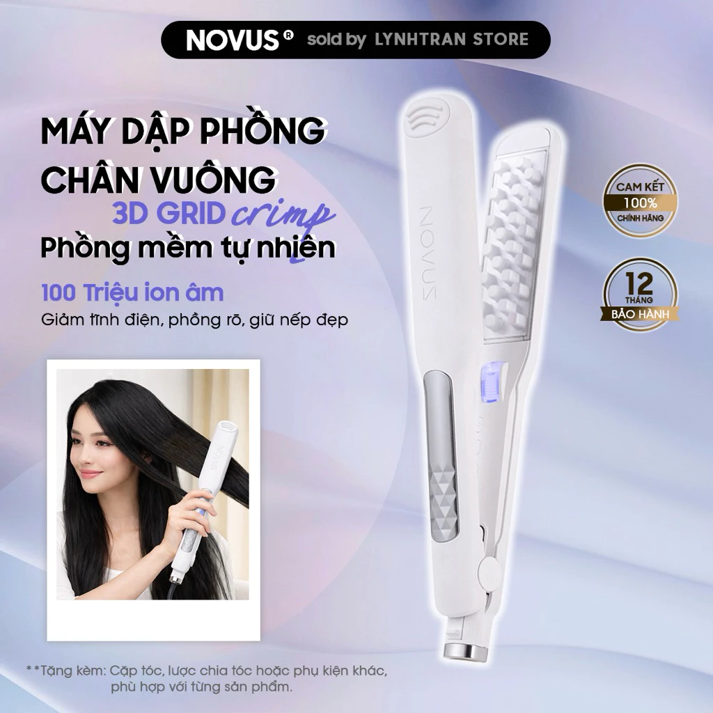 Máy Dập Phồng Chân Vuông ION ÂM Novus®️Chính hãng giá tốt
