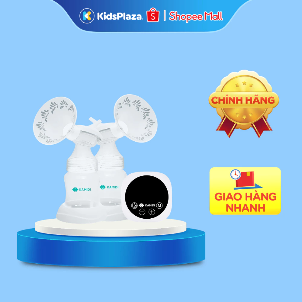 Máy hút sữa điện đôi Kamidi Max phễu silicon