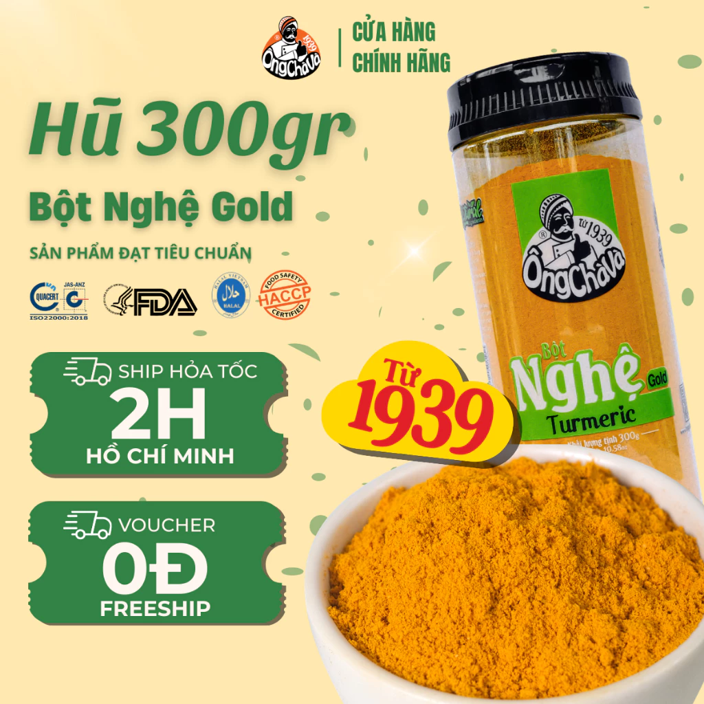 Bột Nghệ Ông Chà Và 300g (Turmeric Powder)