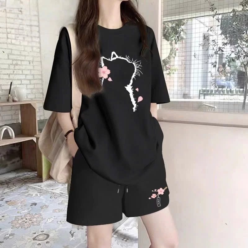HÀNG LOẠI 1 Bộ Đồ Nữ Pleacelove Chất Tổ Ong Gạo Mặc Nhà Áo Thun Quần Short  Siêu Mềm Mát  Protex B1