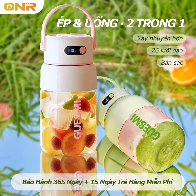 ONR-Máy Xay Sinh Tố Cầm Tay Đa Năng, Hiển Thị Điện Thông Minh, 700/1000ML