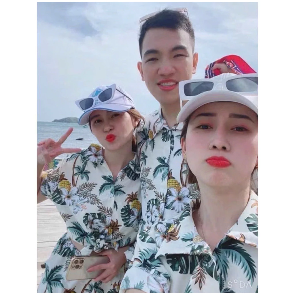 Đồ Bộ Đi Biển Đồng Phục Đi Biển Quần Áo Đi Biển cho Nhóm Gia đình Nam nữ đủ size