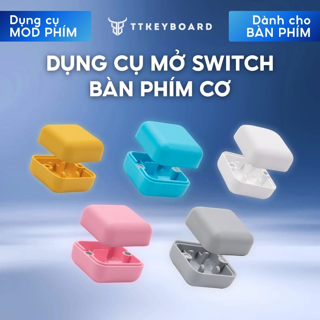 [Sẵn Hàng] Dụng Cụ Mở Switch Hỗ Trợ Mod Và Lube Cho Bàn Phím Cơ - Chất Liệu Nhựa PTB Siêu Bền - TTKeybard