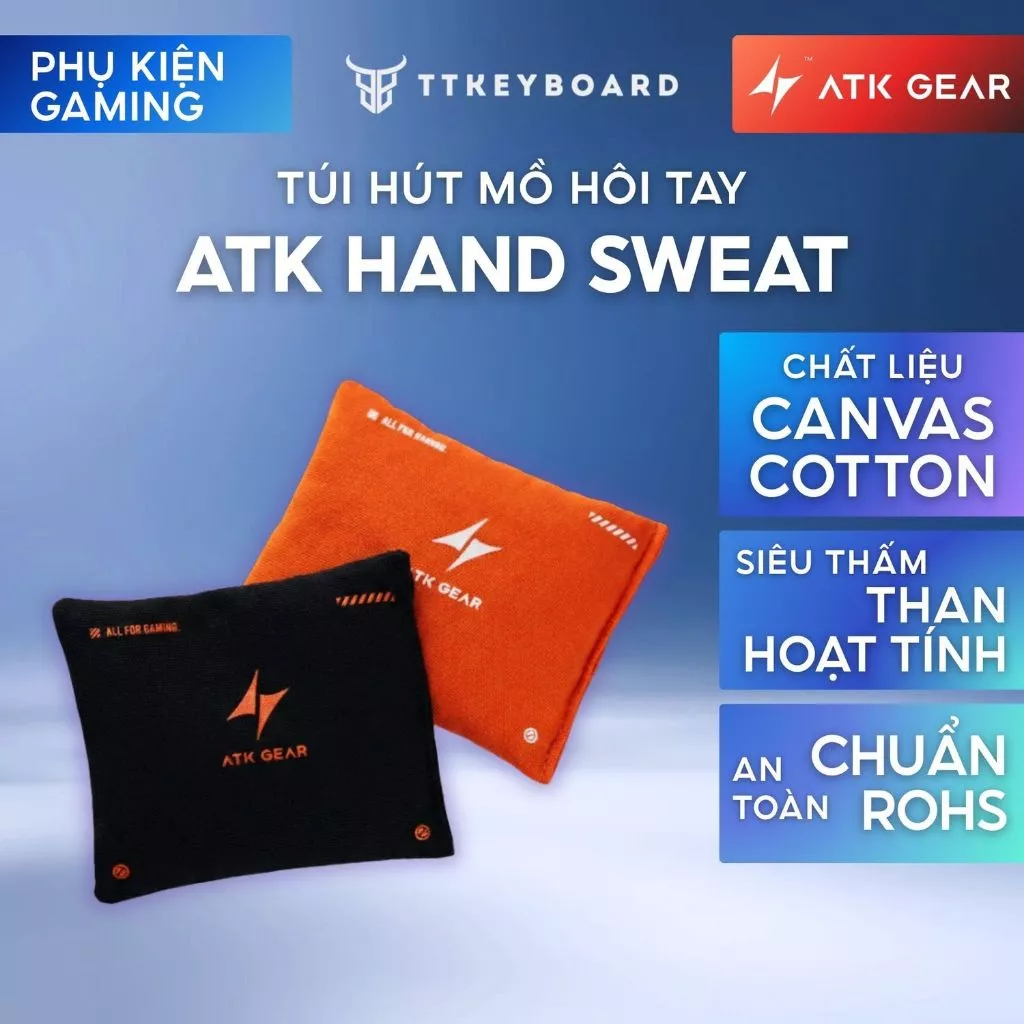[Hỏa Tốc] Túi Hút Ẩm Mồ Hôi Tay Hand Sweat Bag ATK Chất Liệu Canvas Cotton Chuẩn An Toàn ROHS