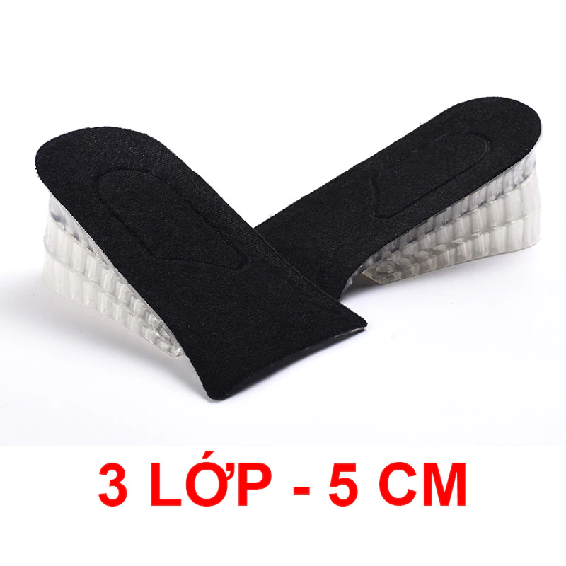 Silicon Lót Giày Tăng Chiều Cao Êm Ái, Chống Nước