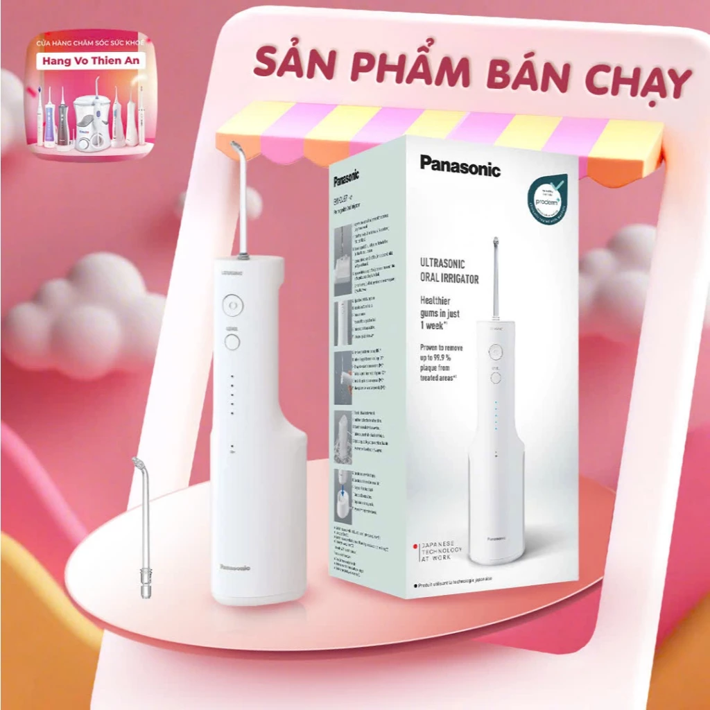 [ HỎA TỐC ] Máy Tăm Nước Panasonic DJ66 (Mới nhất - Ra sau DJ26) - Hàng Chính Hãng- BH 1 năm