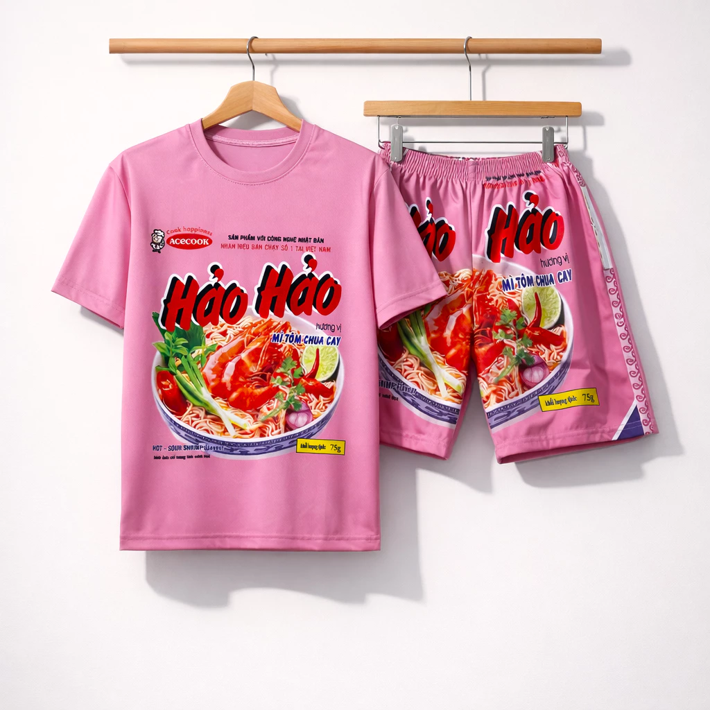 Bộ đồ thun Unisex Nam Nữ hảo hảo vui hài hước Đồ Bộ mặc hội nhóm, sự kiện cả gia đình, đi du lịch đi biển chất