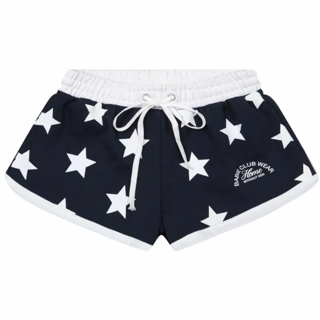 Quần đùi nữ, quần short in hình sao chất  cotton mềm mịn thoáng mát chuẩn form, quần mùa hè short Hàn