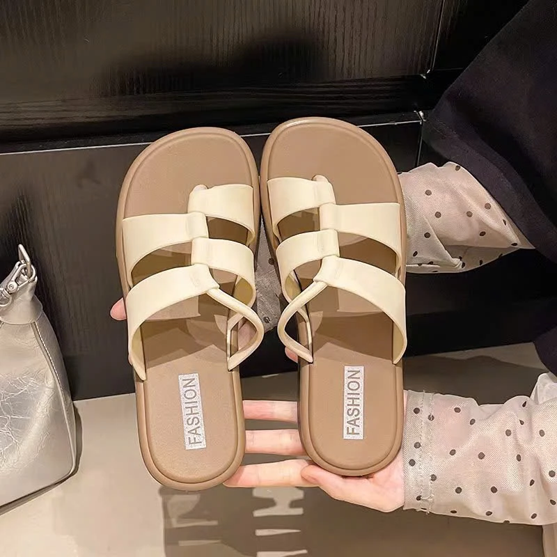 Dép lê đế cao 3cm, chất liệu CAO SU, thiết kế phong cách la mã thời thượng- 1527