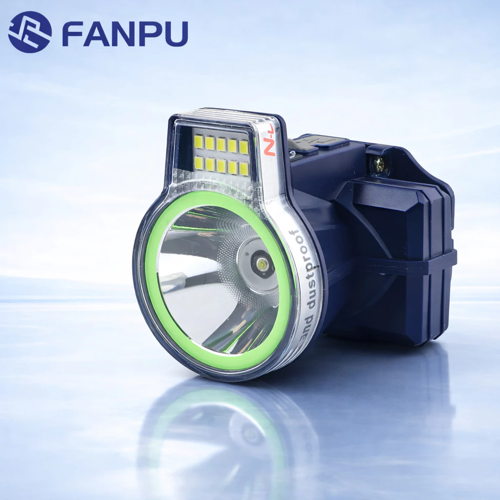 Đèn Pin Đội Đầu LED Công Suất Cao, Siêu Sáng, Pin Lithium, Chống Nước, Dùng Câu Cá, Đi Rừng