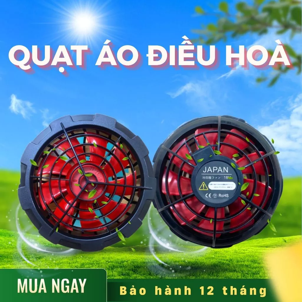 Phụ kiện áo điều hoà, củ sạc các loại, dây cáp kết nối cao cấp, quạt kép 9 cánh không chổi than