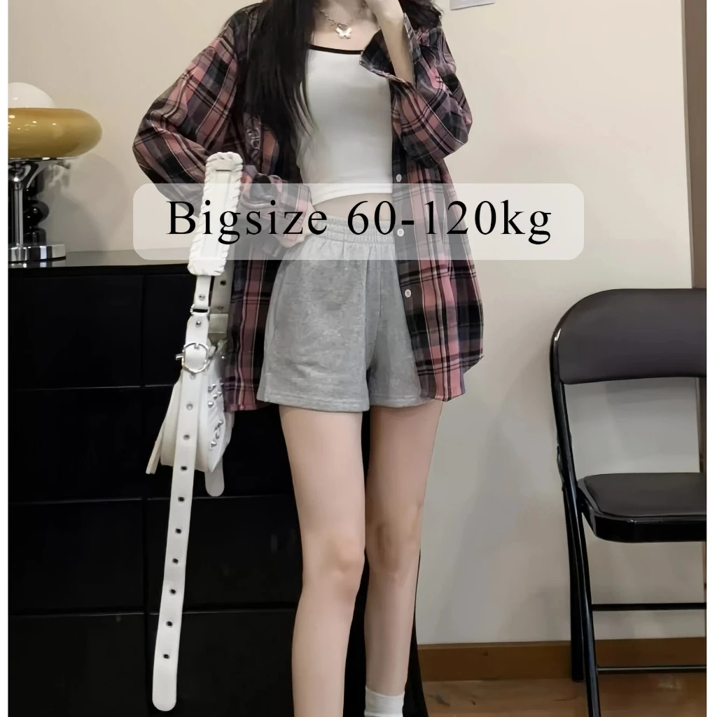Quần sooc nỉ bigsize 120kg_ Quần đùi form chữ A che khuyết điểm, dễ phối đồ SNI