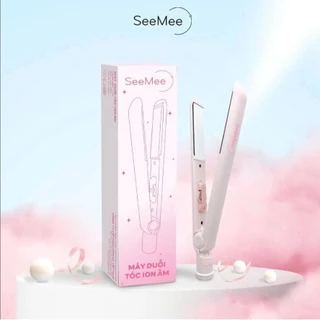 [VHL x SeeMee] Máy duỗi tóc SeeMee chất liệu gốm sứ làm nóng nhanh bảo hành 12 tháng - Tặng Lược và Kẹp tóc