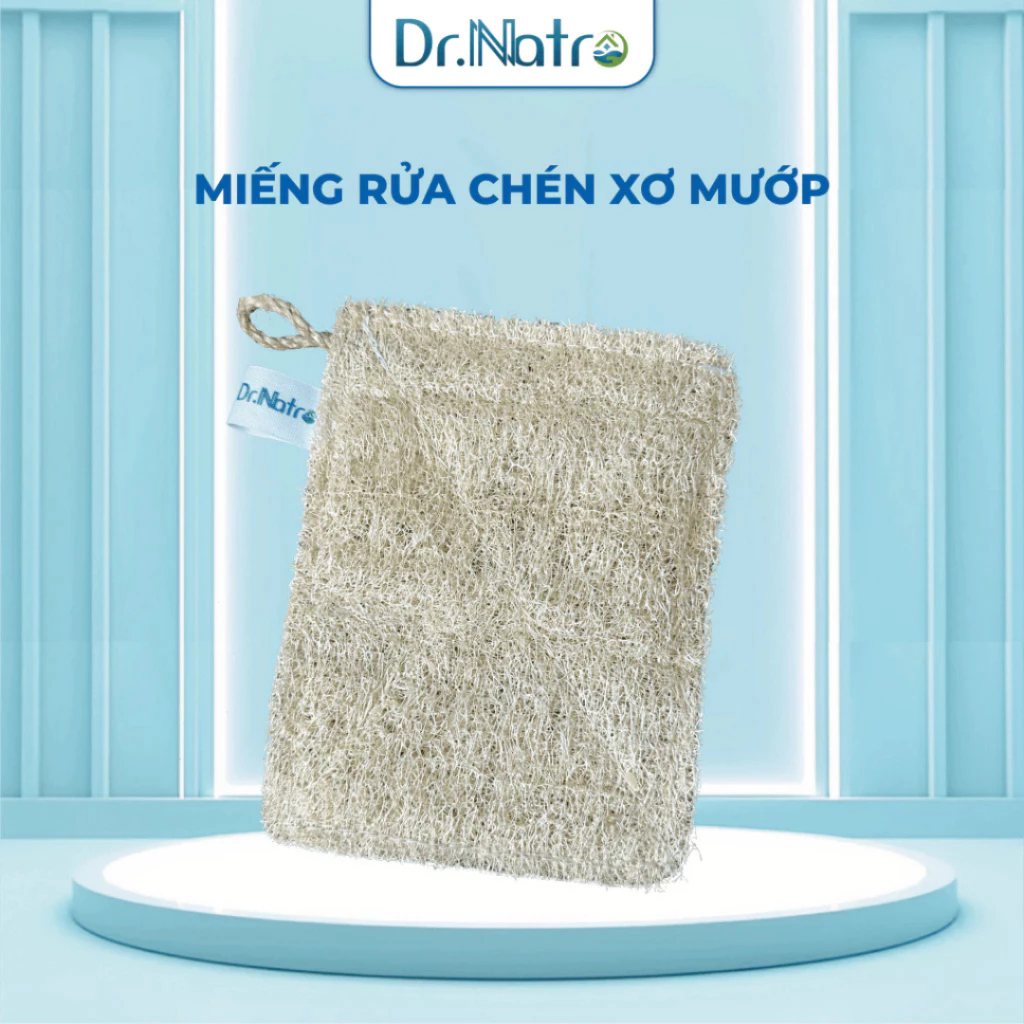 Miếng Rửa Chén Xơ Mướp Dr Natro an toàn, tự nhiên